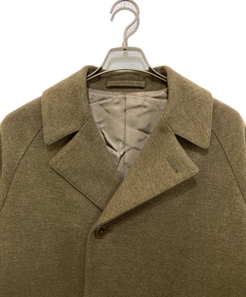 COMOLI（コモリ）COMOLI (コモリ) ウールコットン バルカラーコート グリーン サイズ:1の古着・服飾アイテム