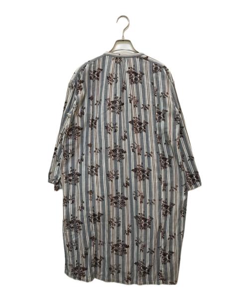 45R（フォーティファイブ・アール）45R (フォーティファイブ・アール) ブラウスワンピース ブルーの古着・服飾アイテム