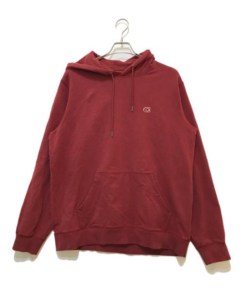 COACH（コーチ）COACH (コーチ) ラウンジフーディーパーカー　C6376 エンジ サイズ:Mの古着・服飾アイテム