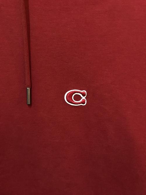 COACH（コーチ）COACH (コーチ) ラウンジフーディーパーカー　C6376 エンジ サイズ:Mの古着・服飾アイテム