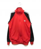 adidasアディダス）の古着「ヴィンテージトラックジャケット」｜レッド