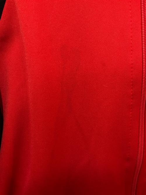 adidas（アディダス）adidas (アディダス) ヴィンテージトラックジャケット レッド サイズ:XLの古着・服飾アイテム