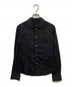 tricot COMME des GARCONSトリココムデギャルソン）の古着「丸襟シャツ」｜ブラック