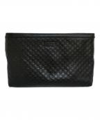 GUCCIグッチ）の古着「マイクログッチシマショルダーバッグ　607723」｜ブラック