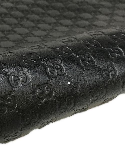 GUCCI（グッチ）GUCCI (グッチ) マイクログッチシマショルダーバッグ　607723 ブラックの古着・服飾アイテム