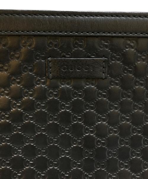 GUCCI（グッチ）GUCCI (グッチ) マイクログッチシマショルダーバッグ　607723 ブラックの古着・服飾アイテム