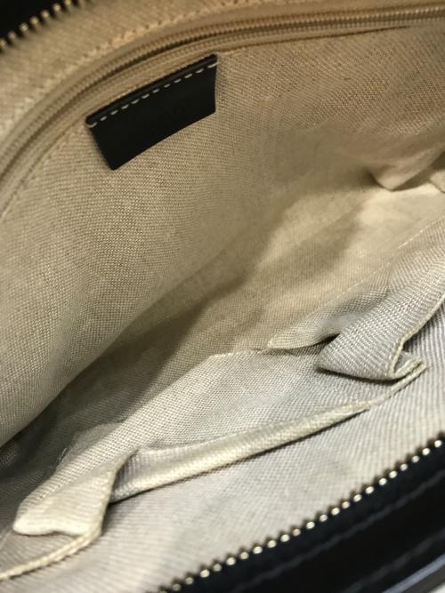 GUCCI（グッチ）GUCCI (グッチ) マイクログッチシマショルダーバッグ　607723 ブラックの古着・服飾アイテム