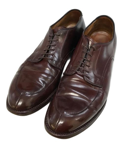 Alden（オールデン）Alden (オールデン) コードバン Vチップ シューズ　54321 ブラウン サイズ:8の古着・服飾アイテム