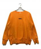 Champion×SOPH.チャンピオン×ソフ）の古着「リバースウィーブクルーネックスウェット C8-A015」｜オレンジ