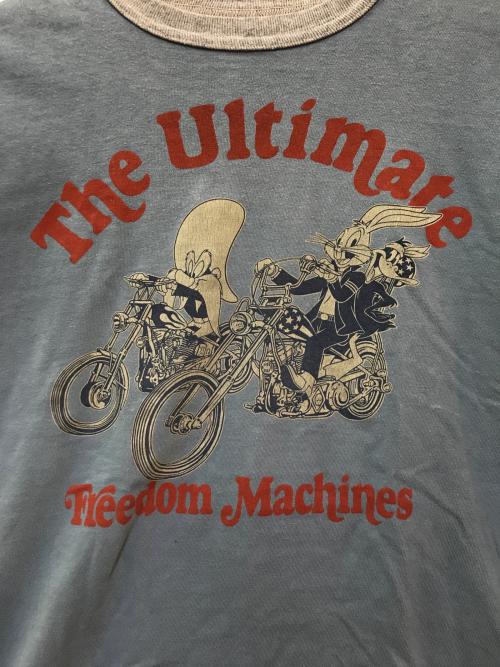 TOYS MCCOY（トイズマッコイ）TOYS MCCOY (トイズマッコイ) リンガーTシャツ ブルー サイズ:MEDIUMの古着・服飾アイテム
