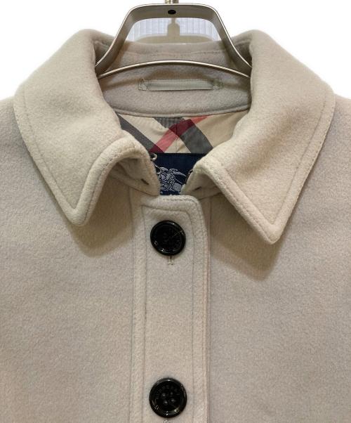 BURBERRY LONDON（バーバリーロンドン）BURBERRY LONDON (バーバリーロンドン) メルトンコート ベージュ サイズ:36の古着・服飾アイテム