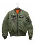 AVIREX（アヴィレックス）の古着「MA-1 WITH PATCHES　6172174」｜オリーブ