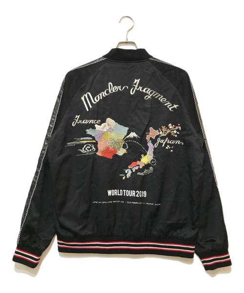 MONCLER GENIUS（モンクレール ジーニアス）MONCLER GENIUS (モンクレール ジーニアス) FRAGMENT DESIGN (フラグメントデザイン) TRANCE GIUBBOTTO スーベニアジャケット E109U4010250 ブラック サイズ:2の古着・服飾アイテム
