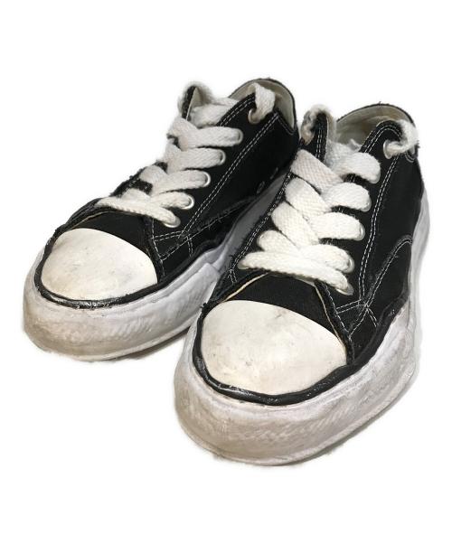 Maison MIHARA YASUHIRO（メゾン ミハラ ヤスヒロ）Maison MIHARA YASUHIRO (メゾン ミハラ ヤスヒロ) PETERSON LOW/ORIGINAL SOLE CANVAS LOWCUT SNEAKER　A01FW702 ブラック サイズ:42の古着・服飾アイテム