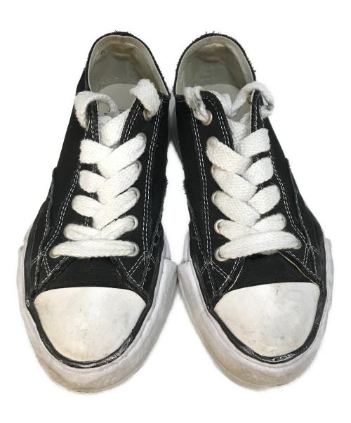 Maison MIHARA YASUHIRO（メゾン ミハラ ヤスヒロ）Maison MIHARA YASUHIRO (メゾン ミハラ ヤスヒロ) PETERSON LOW/ORIGINAL SOLE CANVAS LOWCUT SNEAKER　A01FW702 ブラック サイズ:42の古着・服飾アイテム