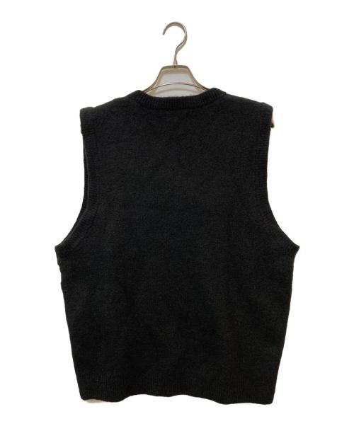 stussy（ステューシー）stussy (ステューシー) BRUSHED MOHAIR VEST ブラック サイズ:Lの古着・服飾アイテム