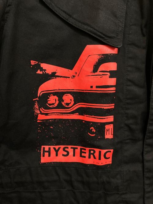 Hysteric Glamour（ヒステリックグラマー）Hysteric Glamour (ヒステリックグラマー) ライナー付きショートモッズコート ブラック サイズ:Mの古着・服飾アイテム