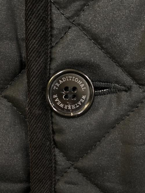 Traditional Weatherwear（トラディショナルウェザーウェア）Traditional Weatherwear (トラディショナルウェザーウェア) キルティングジャケット ブラック サイズ:38の古着・服飾アイテム