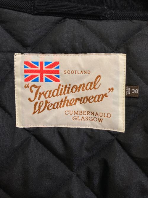 Traditional Weatherwear（トラディショナルウェザーウェア）Traditional Weatherwear (トラディショナルウェザーウェア) キルティングジャケット ブラック サイズ:38の古着・服飾アイテム