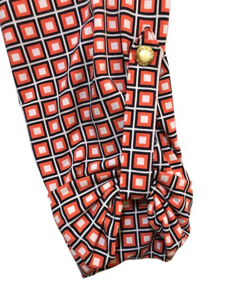 MICHAEL KORS（マイケル・コース）MICHAEL KORS (マイケルコース) 格子プリントワンピース レッド サイズ:不明(実寸をご参照下さい)の古着・服飾アイテム