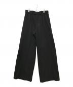 GOAT ESSENCEゴートエッセンス）の古着「TUCK WIDE PANTS　GE0008」｜ブラック