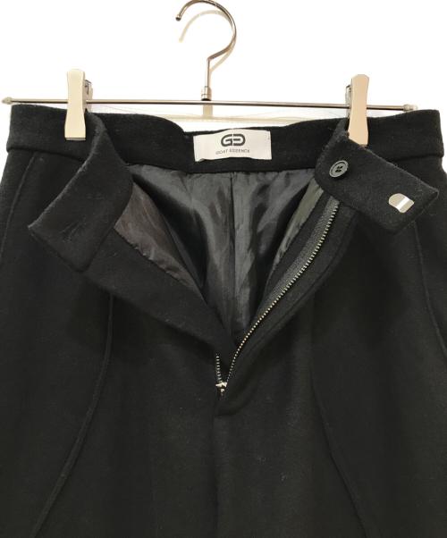 GOAT ESSENCE（ゴートエッセンス）GOAT ESSENCE (ゴートエッセンス) TUCK WIDE PANTS　GE0008 ブラック サイズ:2の古着・服飾アイテム