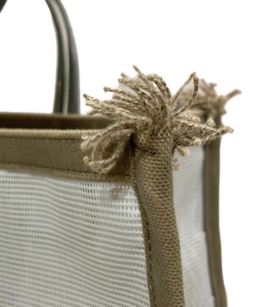 A VACATION（ア ヴァケーション）A VACATION (ア ヴァケーション) Demi-Luxe BEAMS (デミルクス ビームス) 別注 TANK MESH ベージュの古着・服飾アイテム