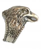 GUCCIグッチ）の古着「ANGER FOREST EAGLE HEAD リング」｜シルバー