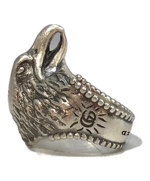 GUCCI（グッチ）GUCCI (グッチ) ANGER FOREST EAGLE HEAD リング シルバー サイズ:18号の古着・服飾アイテム