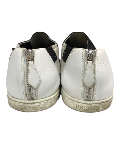 HERMES（エルメス）HERMES (エルメス) オキシジャン ローカットスニーカー ブラック サイズ:401/2の古着・服飾アイテム