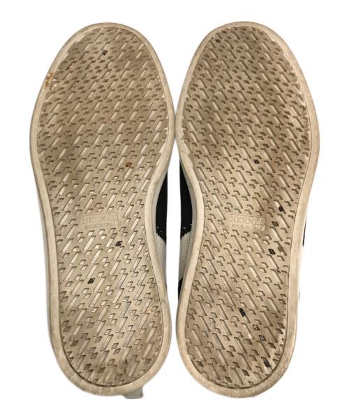 HERMES（エルメス）HERMES (エルメス) オキシジャン ローカットスニーカー ブラック サイズ:401/2の古着・服飾アイテム