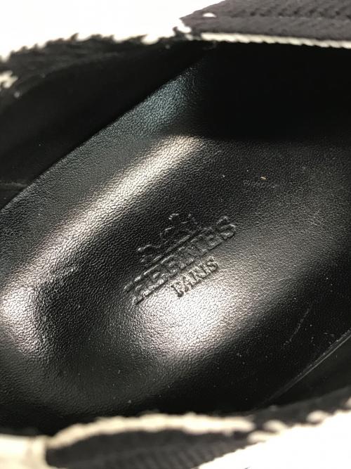 HERMES（エルメス）HERMES (エルメス) オキシジャン ローカットスニーカー ブラック サイズ:401/2の古着・服飾アイテム