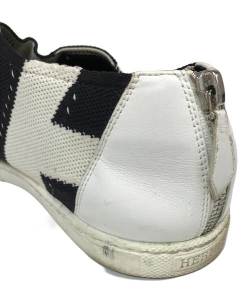 HERMES（エルメス）HERMES (エルメス) オキシジャン ローカットスニーカー ブラック サイズ:401/2の古着・服飾アイテム