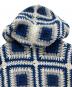 中古・古着 Supreme (シュプリーム) Crochet Hooded Zip Up Sweater ブルー サイズ:L：25000円