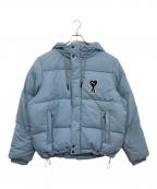 PUMA×AMI Alexandre Mattiussiプーマ×アミアレクサンドルマテュッシ）の古着「M AMI PUFFER JACKET　535991-73」｜スカイブルー