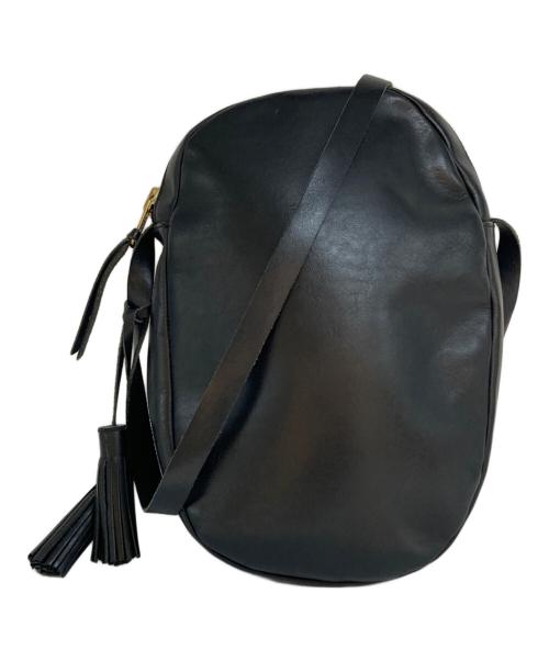 BOUTONNE（ブトン）BOUTONNE (ブトン) レザーショルダーバッグ ブラックの古着・服飾アイテム