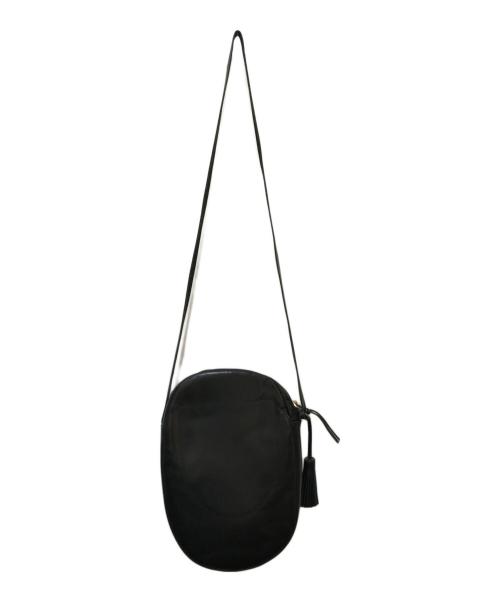 BOUTONNE（ブトン）BOUTONNE (ブトン) レザーショルダーバッグ ブラックの古着・服飾アイテム