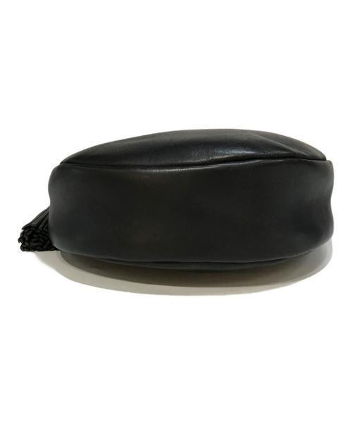 BOUTONNE（ブトン）BOUTONNE (ブトン) レザーショルダーバッグ ブラックの古着・服飾アイテム