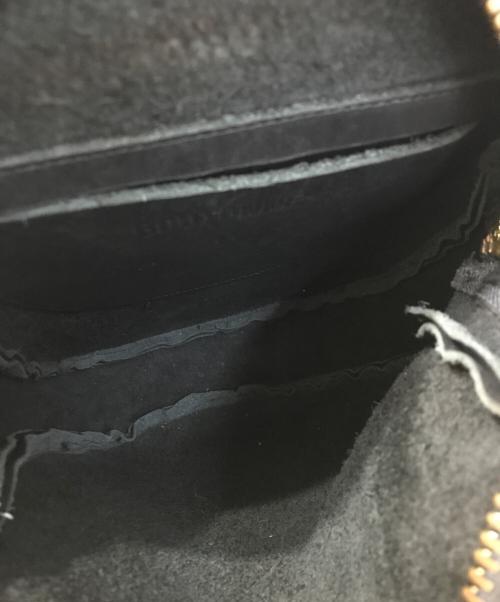 BOUTONNE（ブトン）BOUTONNE (ブトン) レザーショルダーバッグ ブラックの古着・服飾アイテム