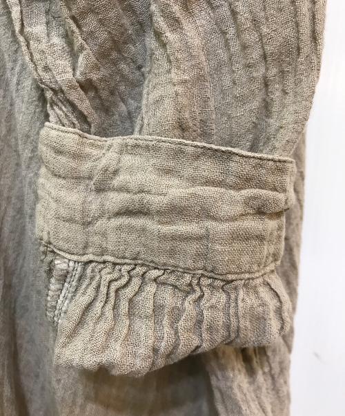 nest Robe（ネストローブ）nest Robe (ネストローブ) リネンガーゼシャツ ベージュ サイズ:不明(実寸をご参照下さい)の古着・服飾アイテム