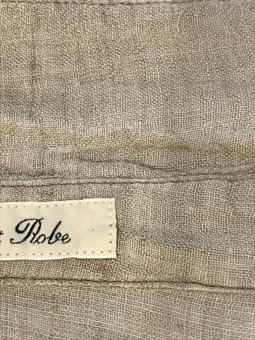 nest Robe（ネストローブ）nest Robe (ネストローブ) リネンガーゼシャツ ベージュ サイズ:不明(実寸をご参照下さい)の古着・服飾アイテム