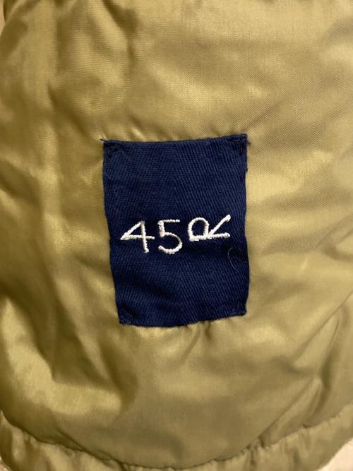 45R（フォーティファイブ・アール）45R (フォーティファイブ・アール) M-65型 中綿ジャケット ベージュ サイズ:5の古着・服飾アイテム