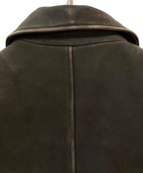 Eddie Bauer（エディーバウアー）Eddie Bauer (エディーバウアー) カウレザージャケット ブラウン サイズ:Ｓの古着・服飾アイテム