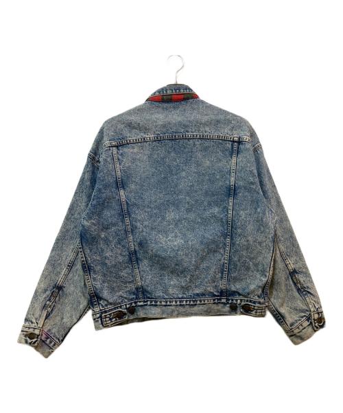 LEVI'S（リーバイス）LEVI'S (リーバイス) 70417 0819 裏地チェックデニムジャケット インディゴ サイズ:Lの古着・服飾アイテム