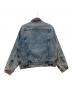 LEVI'S (リーバイス) 70417 0819 裏地チェックデニムジャケット インディゴ サイズ:L：10000円