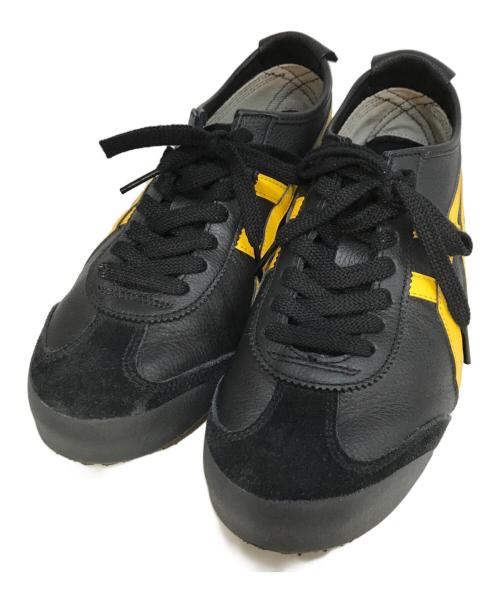 Onitsuka Tiger（オニツカタイガー）Onitsuka Tiger (オニツカタイガー) Mexico 66　1183A201 ブラック×イエロー サイズ:27の古着・服飾アイテム