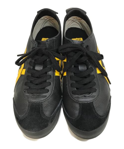 Onitsuka Tiger（オニツカタイガー）Onitsuka Tiger (オニツカタイガー) Mexico 66　1183A201 ブラック×イエロー サイズ:27の古着・服飾アイテム