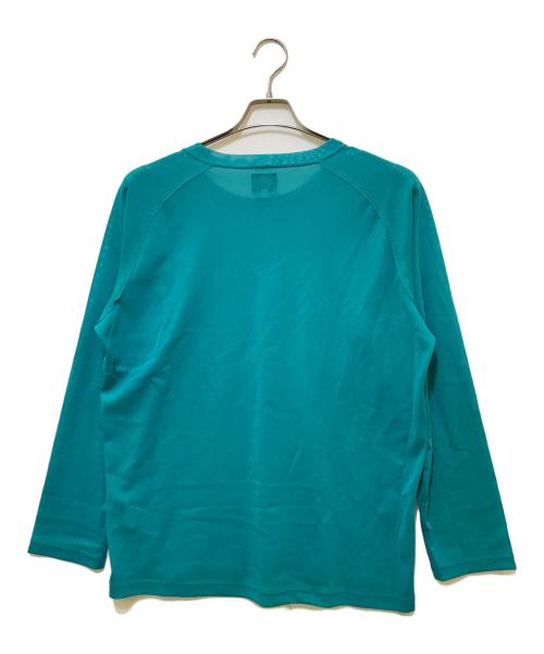 Needles（ニードルズ）Needles (ニードルズ) L/S U Neck Tee -Poly Mesh　OT254 ブルー サイズ:sの古着・服飾アイテム