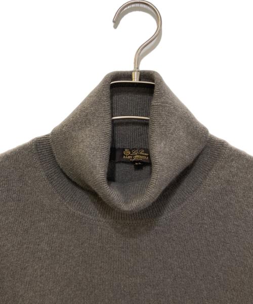 LORO PIANA（ロロピアーナ）LORO PIANA (ロロピアーナ) ベビーカシミヤタートルネックニット　FAB7516 グレー サイズ:54の古着・服飾アイテム
