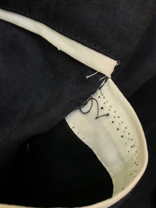 GIORGIO ARMANI（ジョルジョアルマーニ）GIORGIO ARMANI (ジョルジョアルマーニ) シルクラミージャケット ネイビー サイズ:54の古着・服飾アイテム